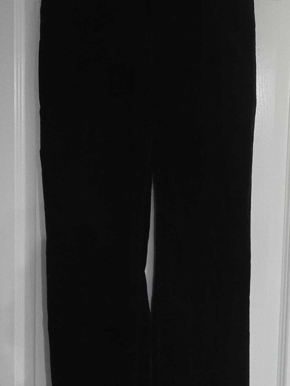 Croft & Barrow Black Straight-Leg Women's Pants Corduroy Sz6